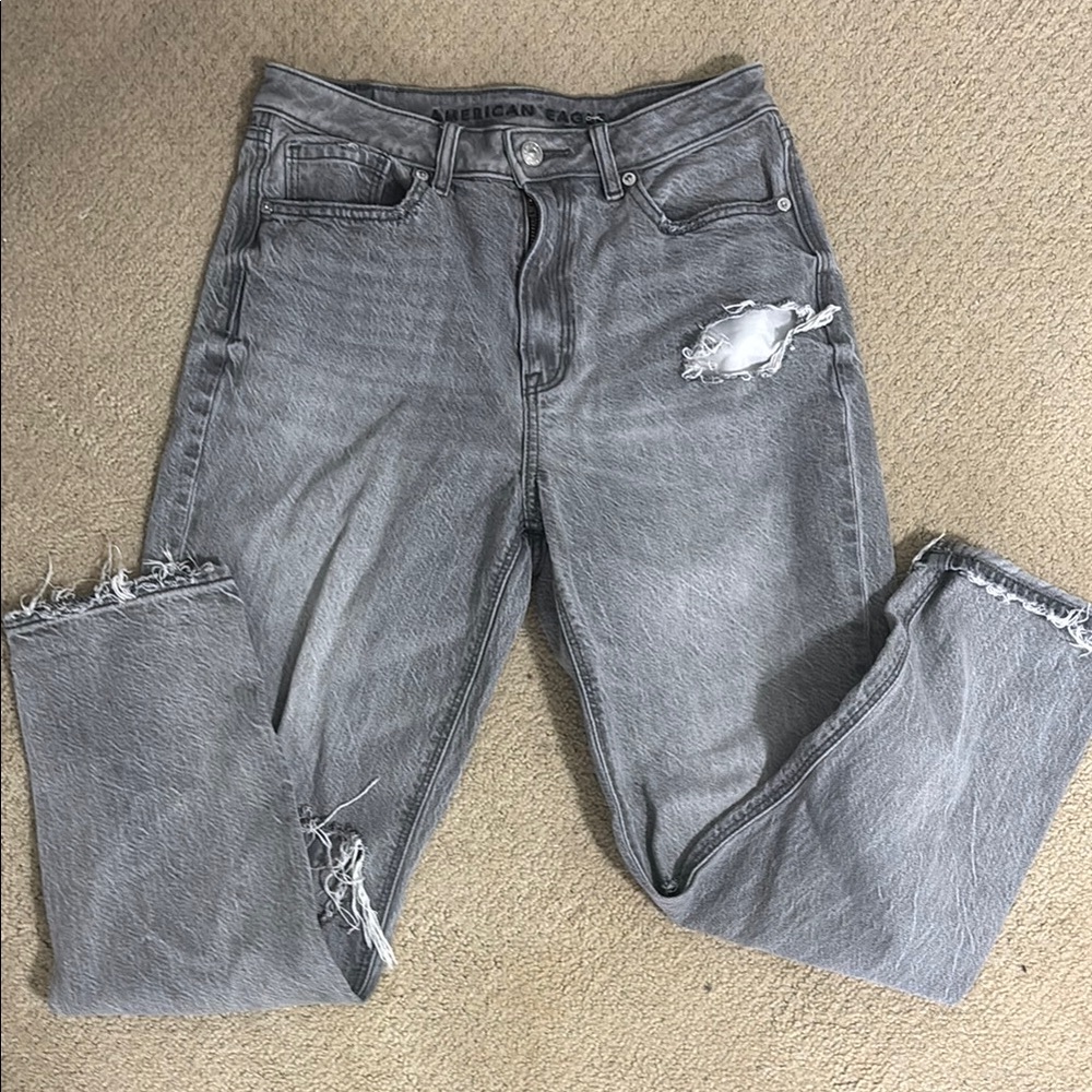 American Eagle Outfitters Gray Boyfriend Jeans